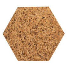 Korkpanel sekskant country 6 stk.